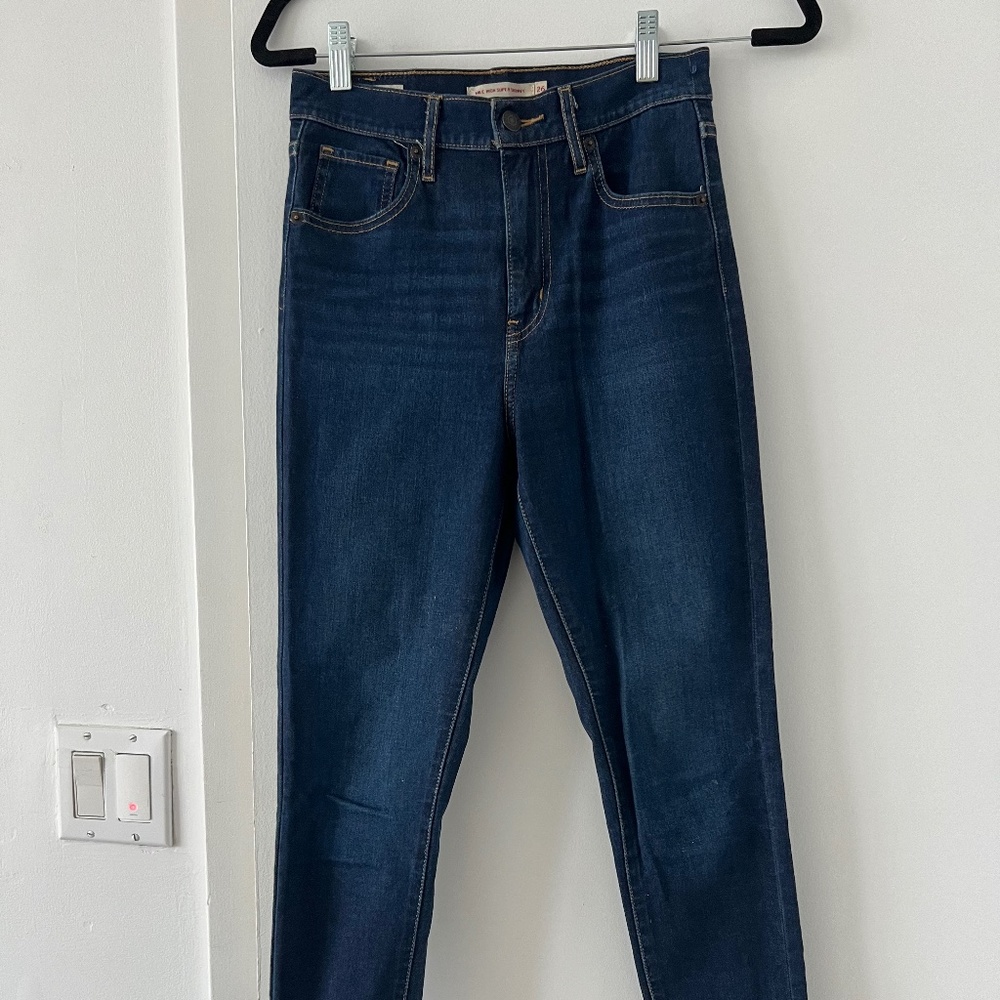 Levi's High Waisted Skinny Jeans